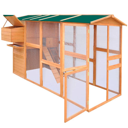 Chicken Coop Wood 116"x64.2"x67"