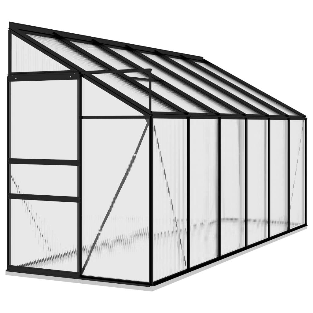 Greenhouse Anthracite Aluminum 274.3 ft³