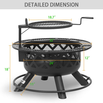 Wood Burning Fire Pit