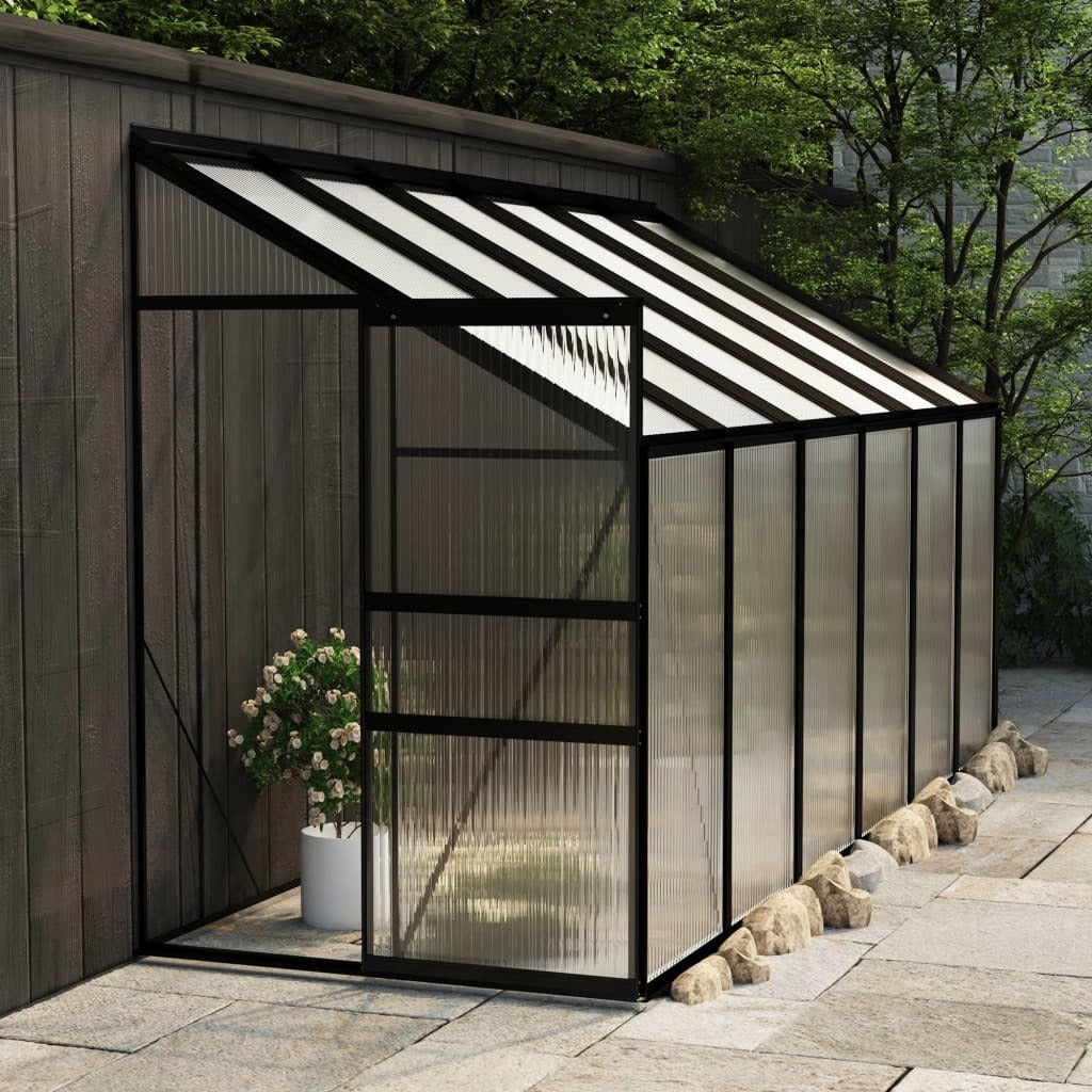 Greenhouse Anthracite Aluminum 274.3 ft³