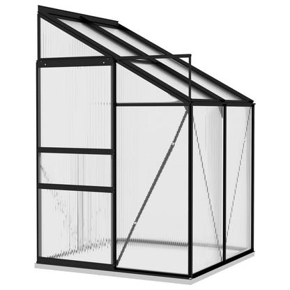 Greenhouse Anthracite Aluminum 95.3 ft³